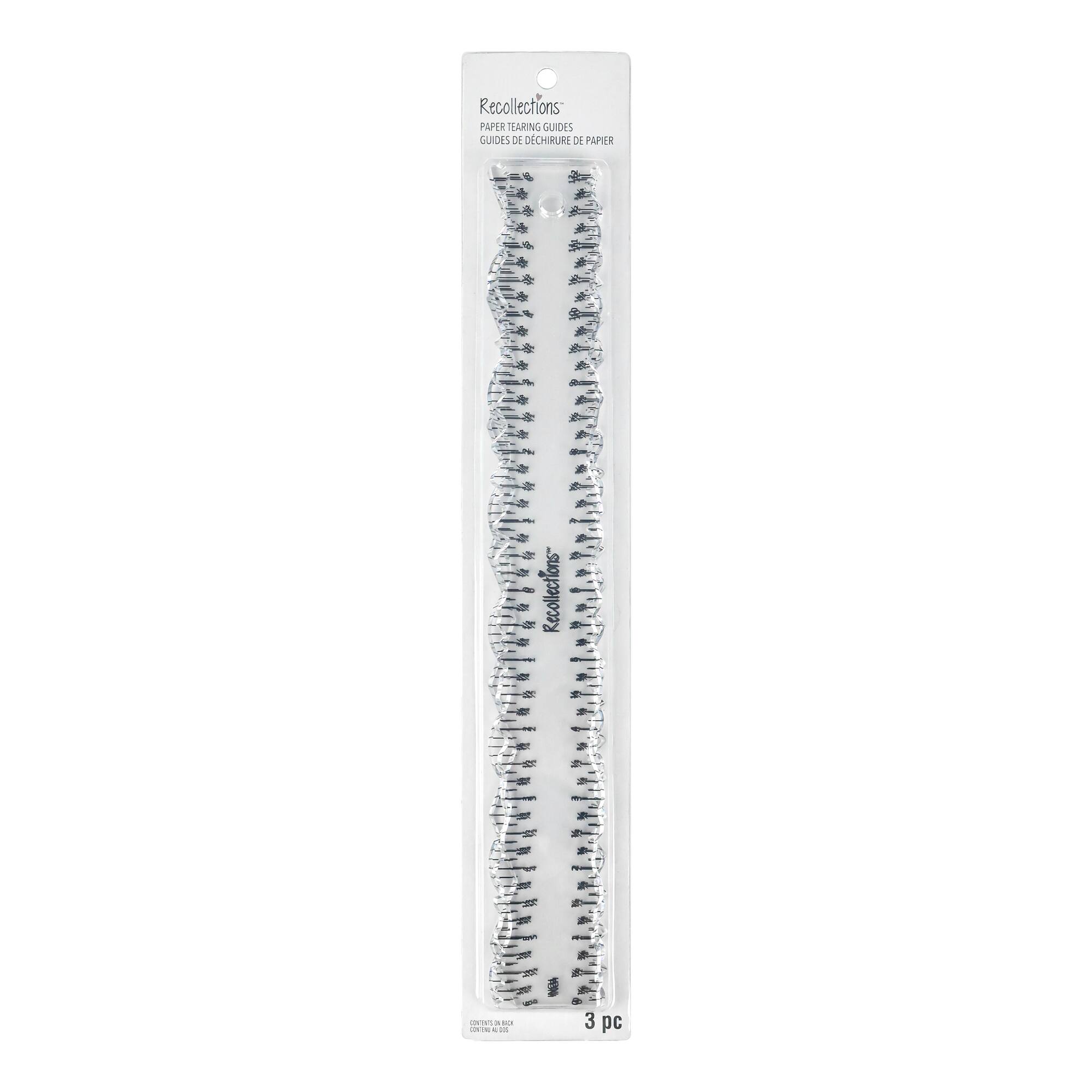 6 Pack: Paper Tearing Guide Ruler Set by Recollections™